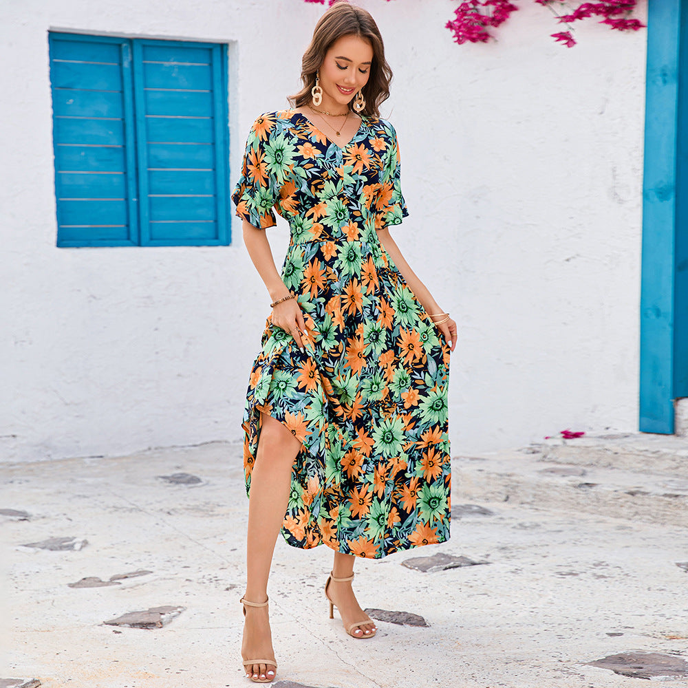 Damen Maxi-Kleid Drune