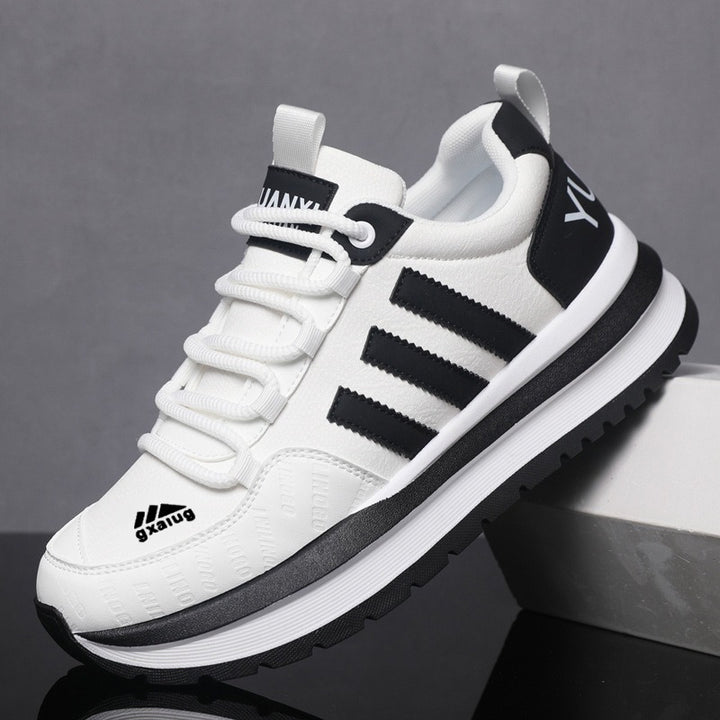Damen Plateau-Sneaker mit dicker Profilsohle und gepolstertem Kragen Drune