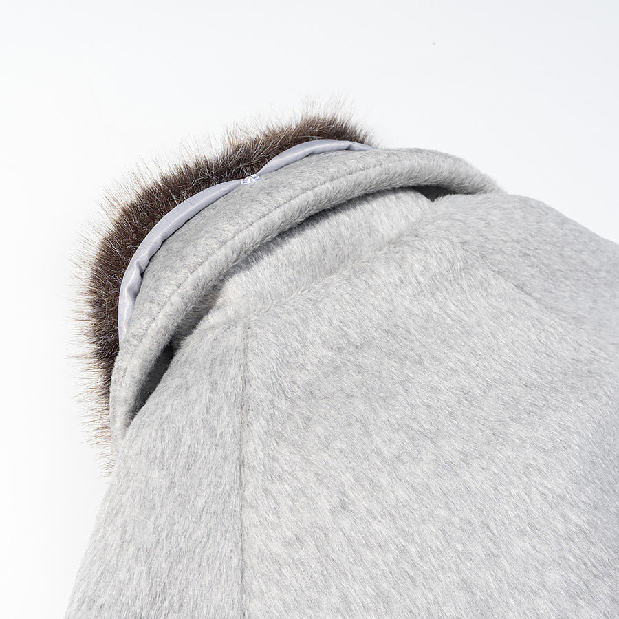 Damen Kurzjacke aus Kunstfell im Oversize‑Cut mit voluminösem Webpelzkragen Drune