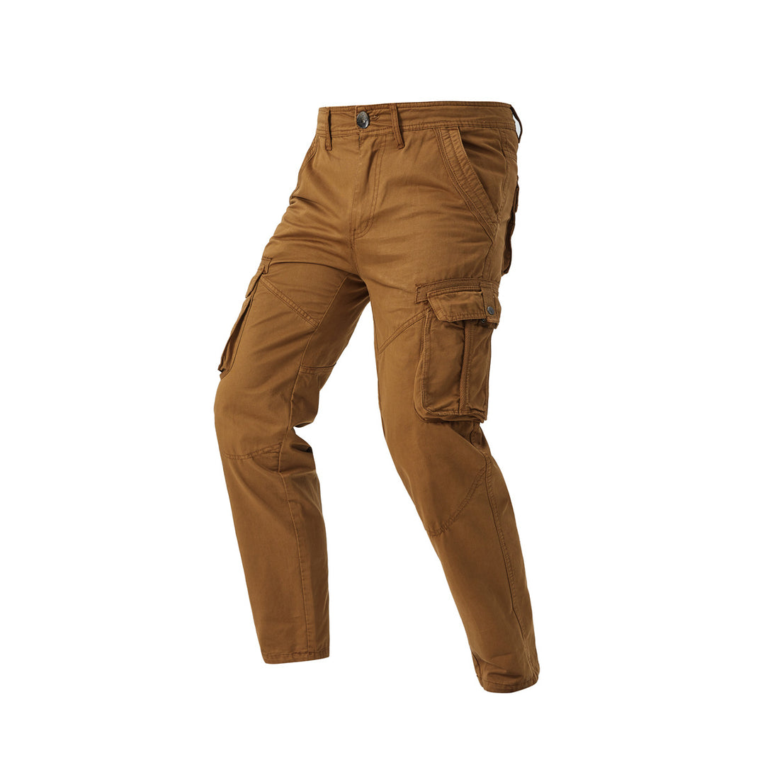 Herren Tapered Cargo‑Hose mit Mehrfachtaschen, Knieabnähern und Utility‑Details Drune