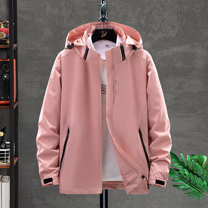 Herren Funktionsjacke mit verstellbarer Kapuze Drune