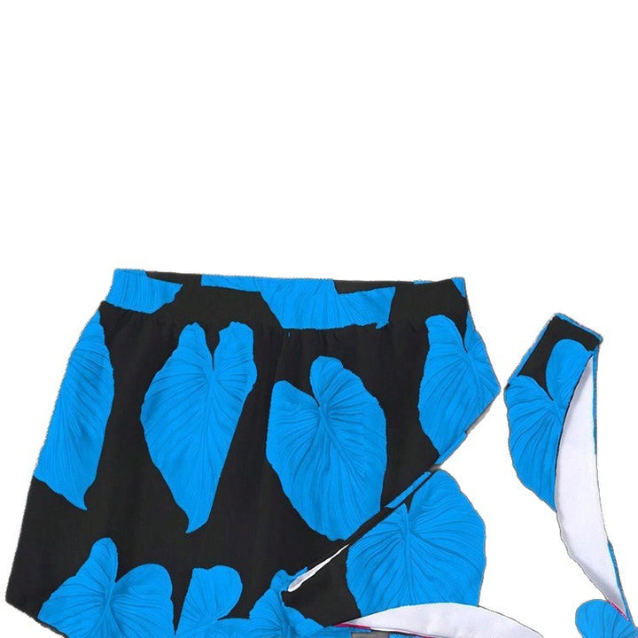 Damen Triangel-Bikini mit modischem Rock Drune