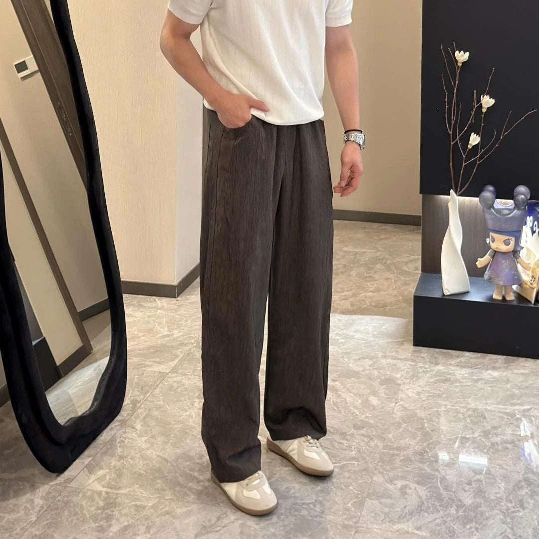 Herren Trendige Weitgeschnittene Denim-Hose Drune