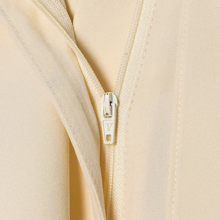 Damen Cropped Palazzo‑Hose mit Tulpenüberlappung und hohem Bund Drune
