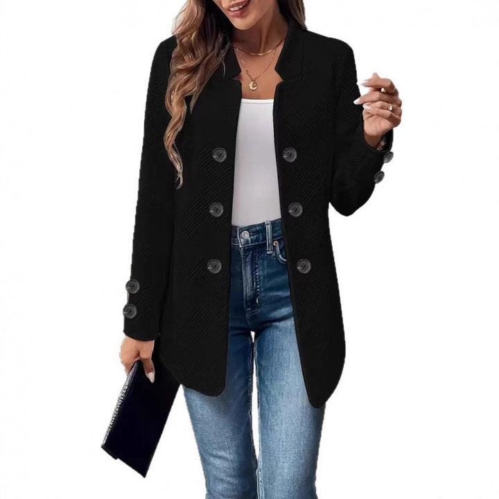 Damen Taillierter Longblazer mit strukturierter Stepp-Optik Drune