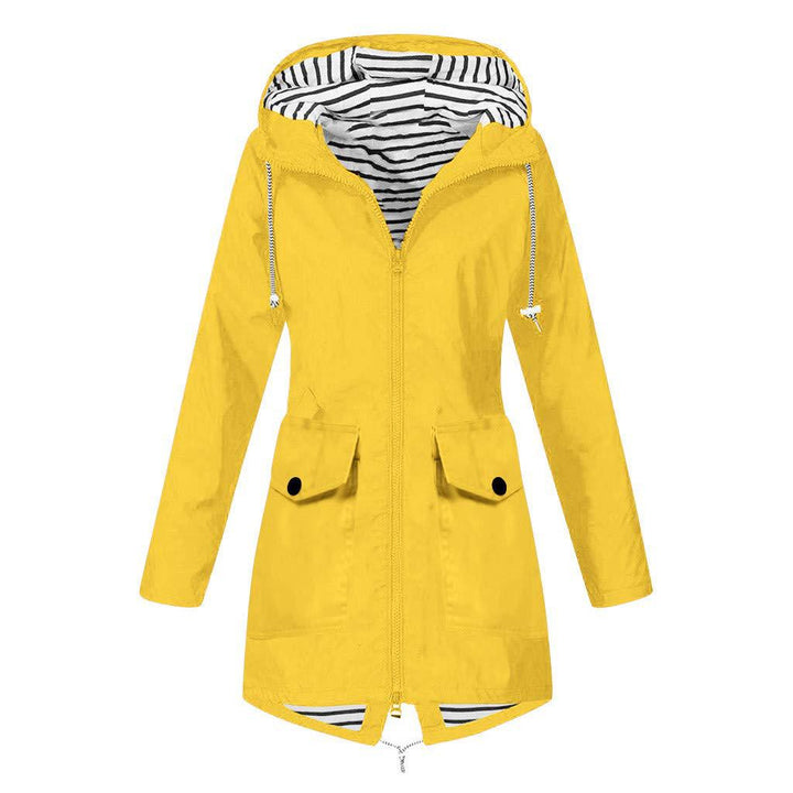 Damen Funktionsjacke mit verstellbarer Kapuze und praktischen Taschen Drune