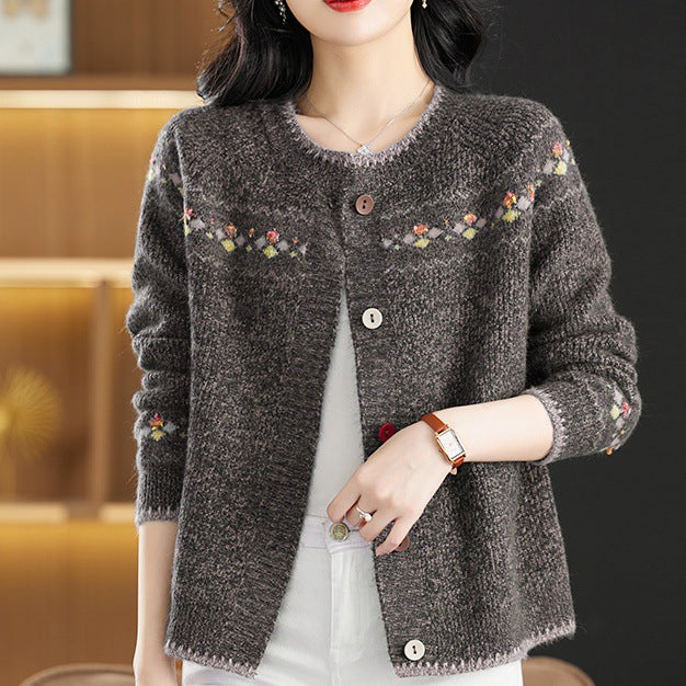 Damen Verspielte Strickjacke Drune