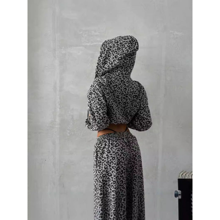 Damen Grafikdruck Loungewear Set Drune