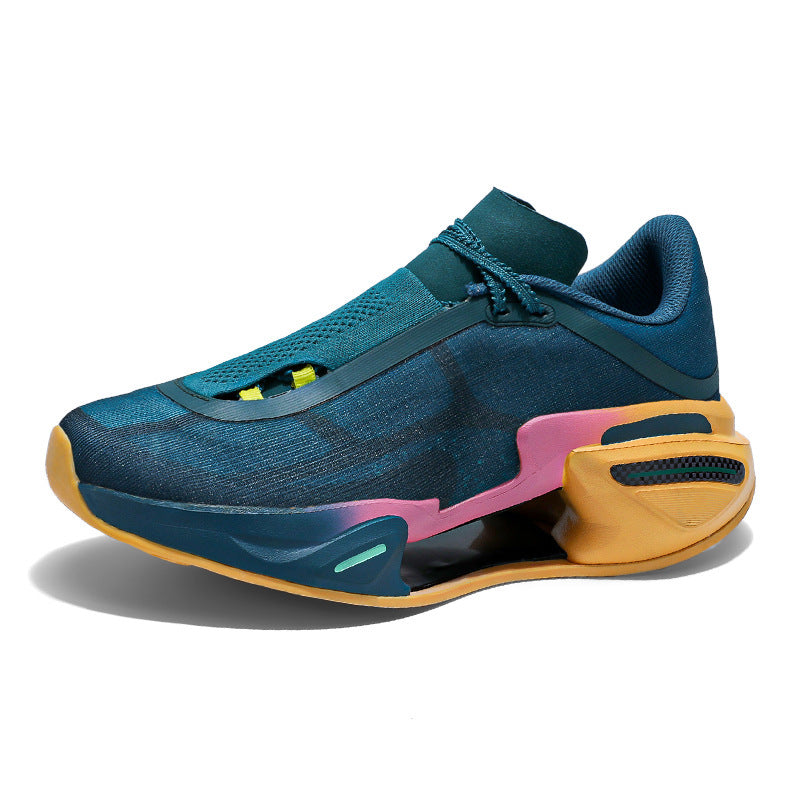 Herren moderne Sneaker mit skulpturierter Plateau-Performancesohle, nahtlosem Strickschaft und integrierter Fersenstütze Drune