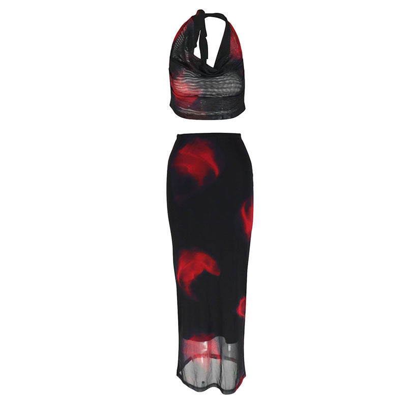 Damen elegantes 2-teiliges Set mit aufregendem Design Drune