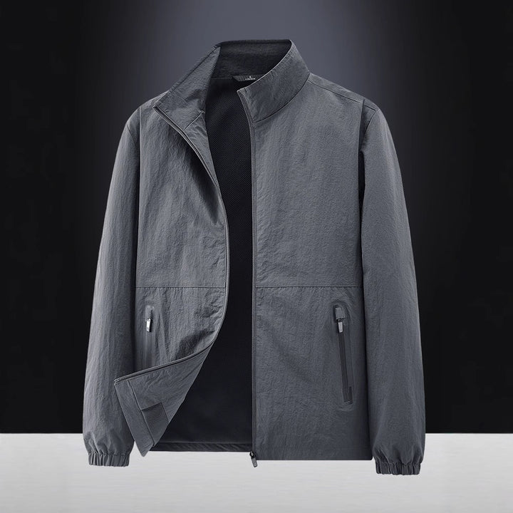Herren Leichte Outdoorjacke mit hohem Kragen Drune