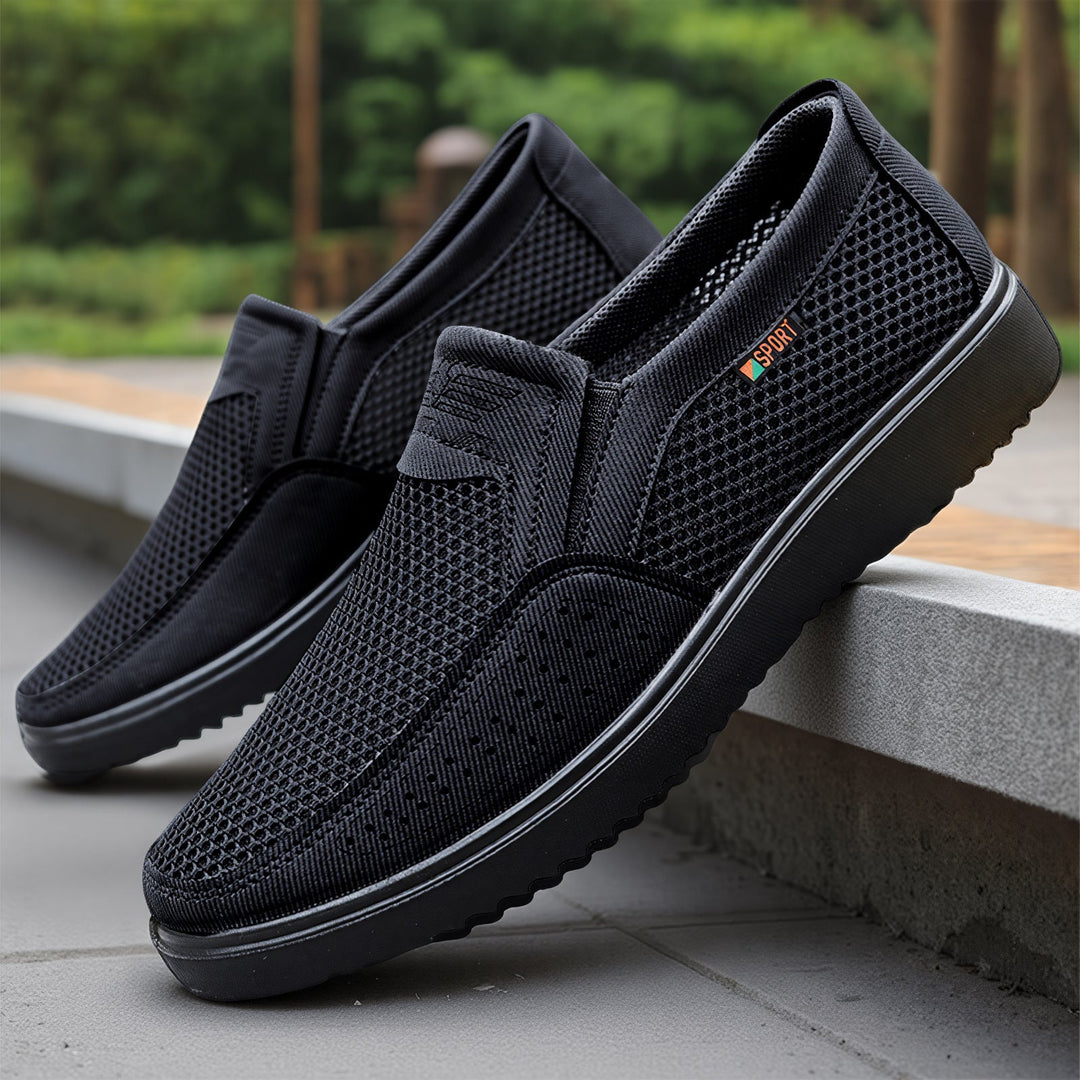 Damen Atmungsaktive Slip-On Sneakers mit rutschfester Sohle Drune