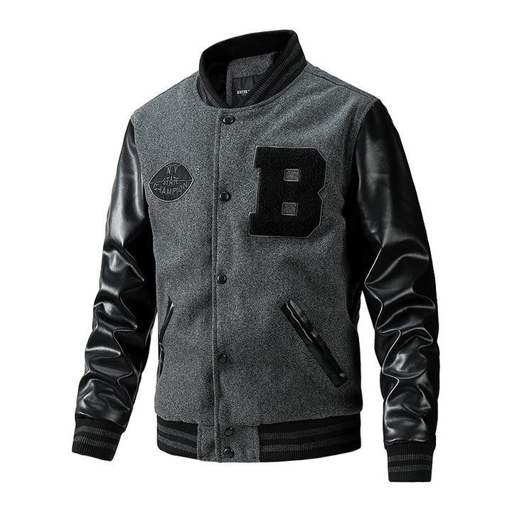 Herren Modische Collegejacke Drune