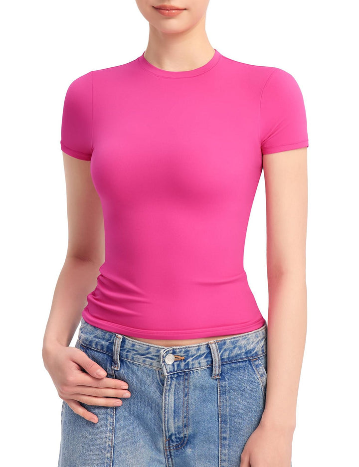 Damen Figurbetontes T-Shirt Drune