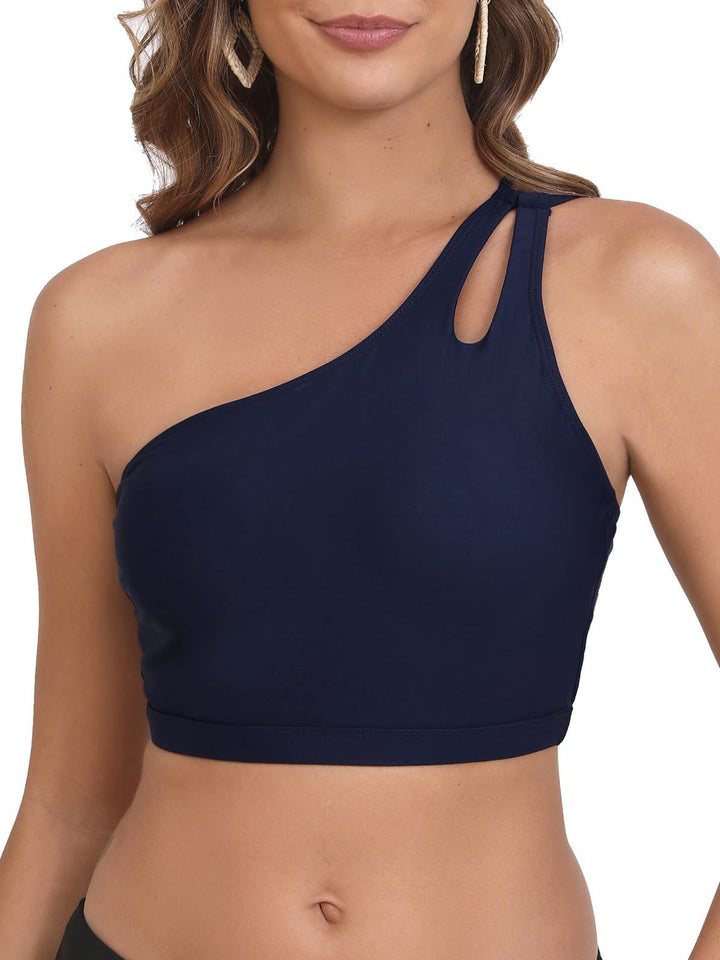 Damen Crop-Top mit asymmetrischem Design Drune