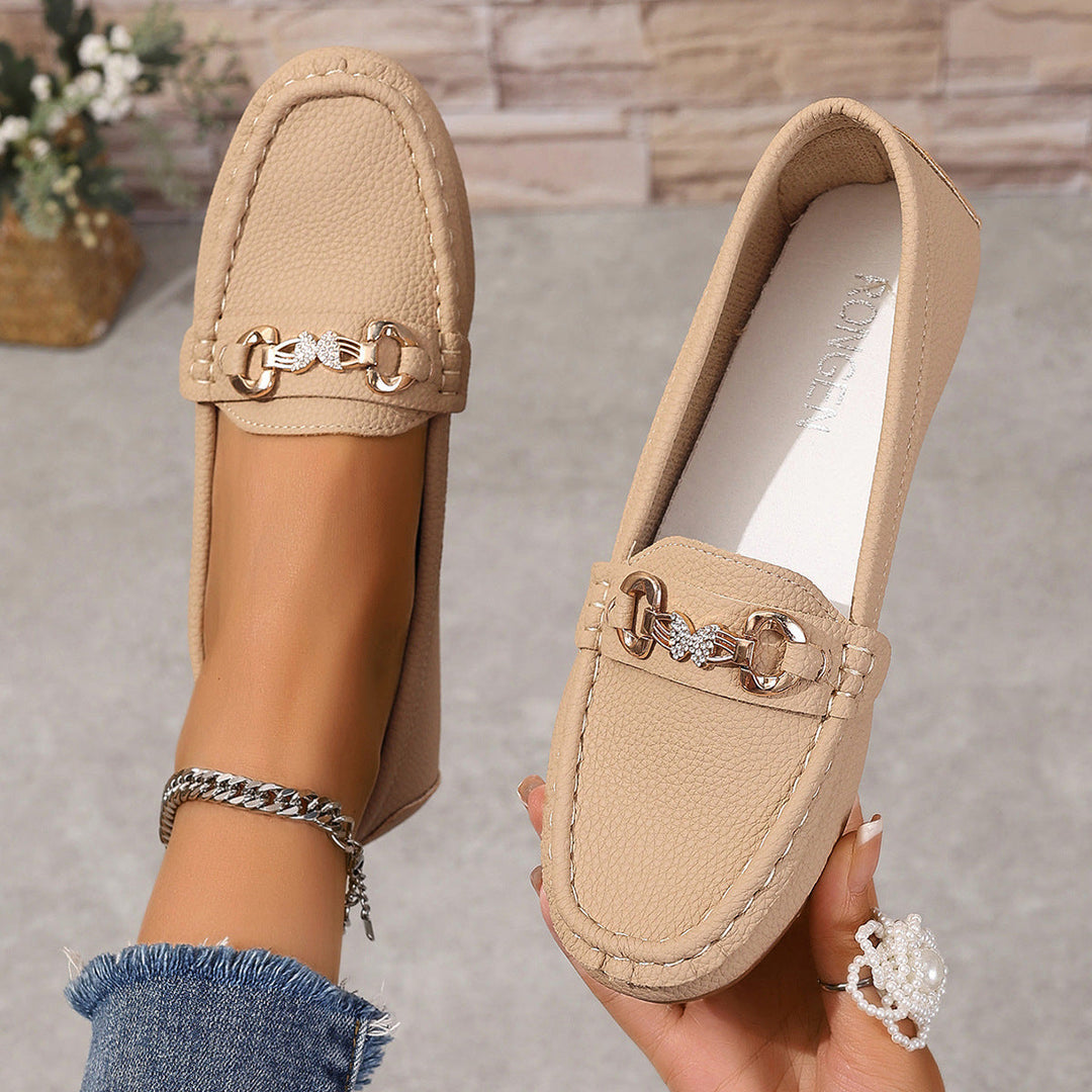 Damen Mokassins mit elegantem Dekor und komfortabler Sohle Drune