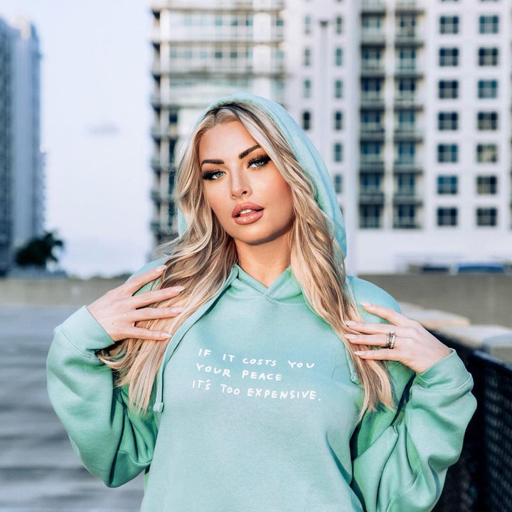 Damen Hoodie mit inspirierendem Motiv Drune