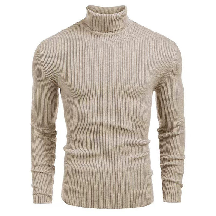 Herren Rollkragenpullover aus hochwertigem Strickmaterial mit Rippstruktur Drune