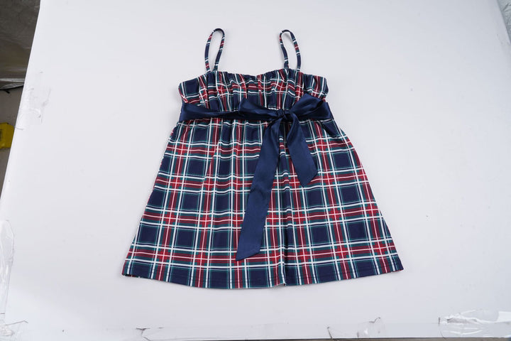 Damen sommerliches Trägerkleid mit eleganter Schleifenverzierung Drune