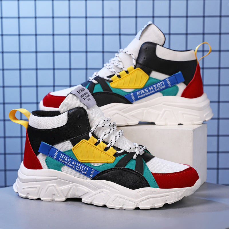 Unisex Knöchelhoher Plateau-Sneaker mit technischer Multi-Lagen-Sohle Drune