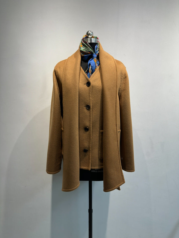 Damen Eleganter Maßgeschneiderter Übermantel Drune