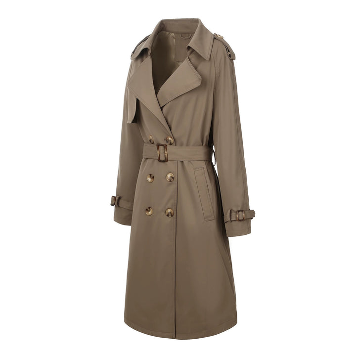 Damen Modischer und eleganter Trenchcoat Drune