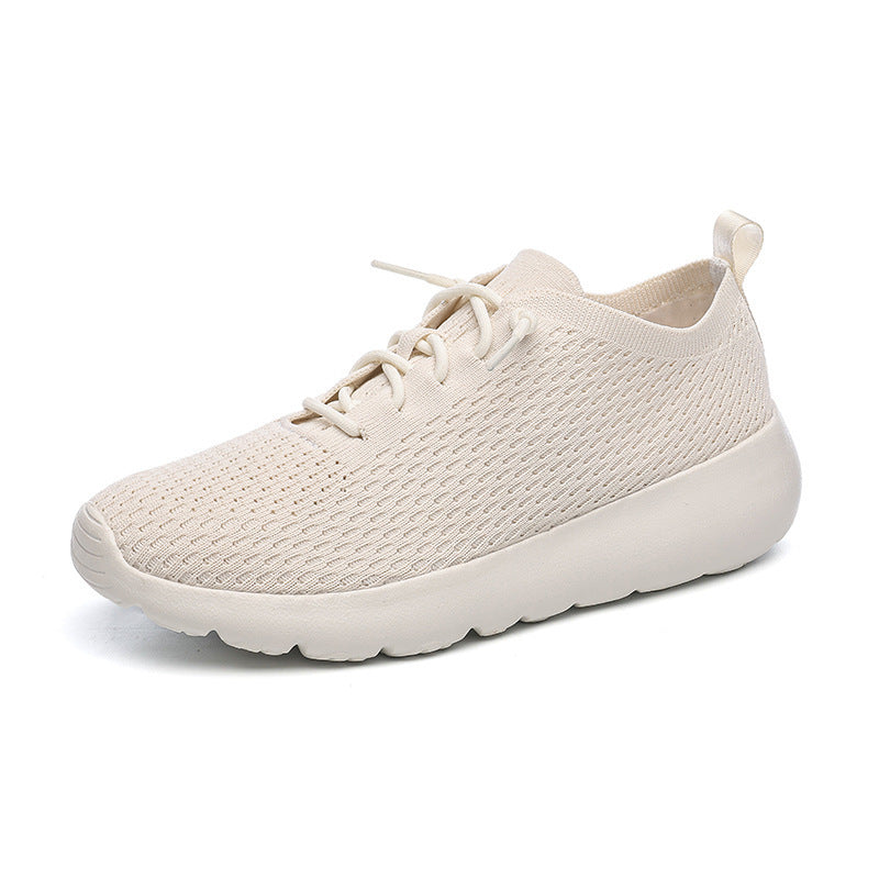 Unisex atmungsaktive Strick‑Slip-On Sneaker mit elastischem Schaft, Zuglasche und gedämpfter Leichtsohle Drune