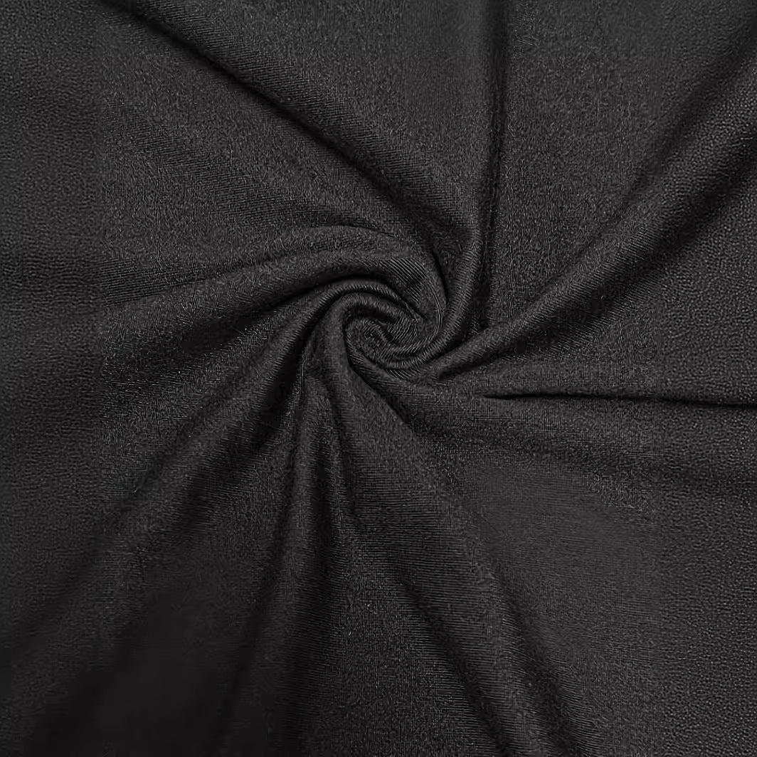 Damen elegantes Maxikleid mit gerafftem Detail und klassischem Rundhalsausschnitt Drune