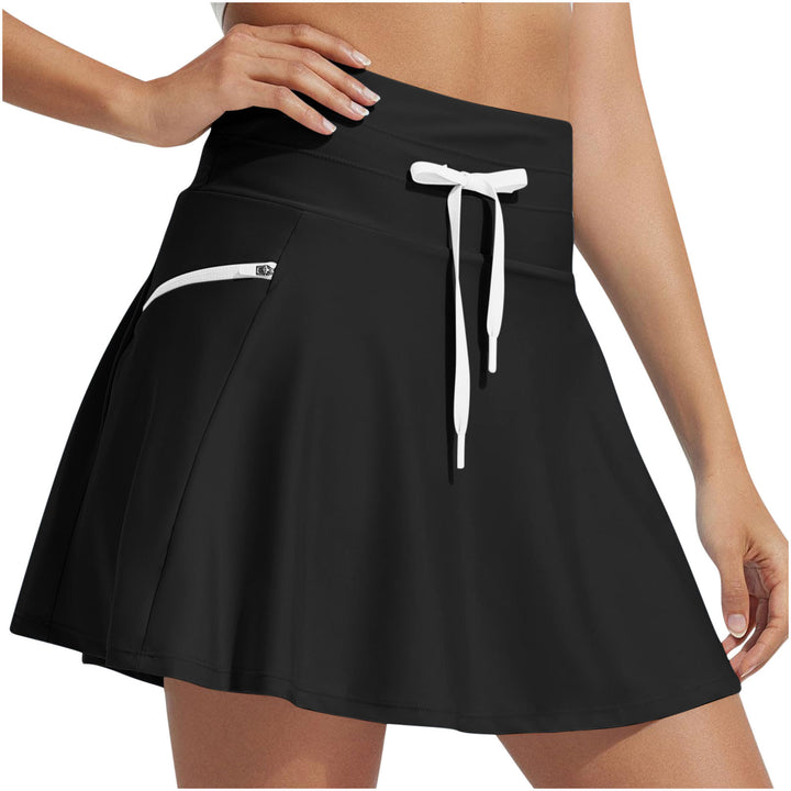 Damen Sportlicher Schwimmrock mit elastischem Bund und praktischen Seitentaschen Drune