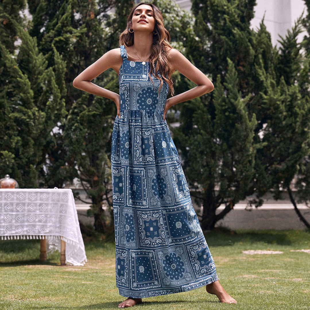 Damen Maxikleid Drune