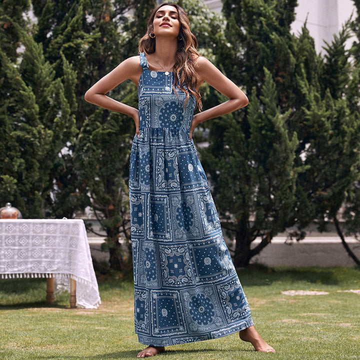 Damen Maxikleid Drune