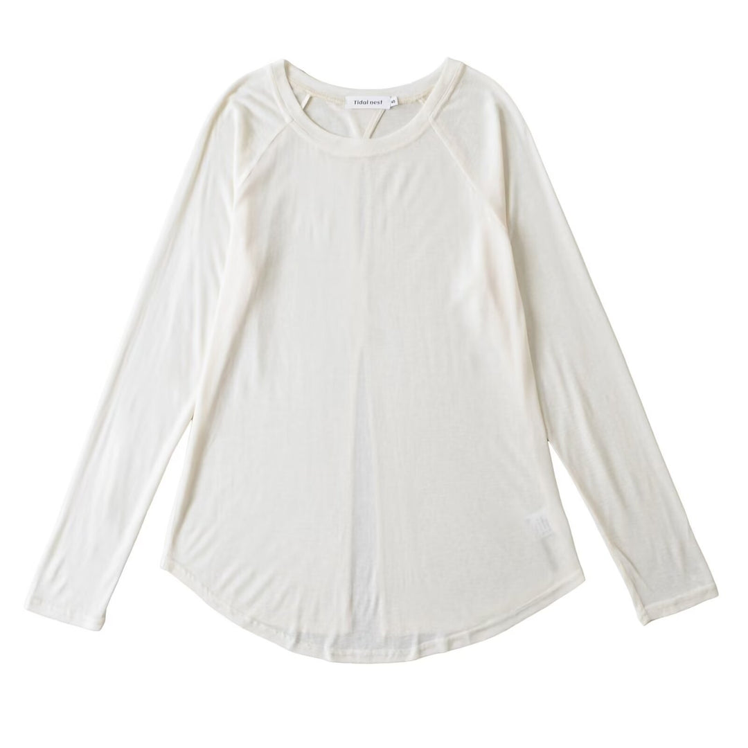 Damen lässiges Langarm-T-Shirt Drune