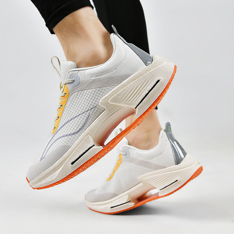 Unisex atmungsaktive Mesh-Runner mit gitterstruktur, stabilisierendem Mittelkeil und geteiltem Stabilisator Drune
