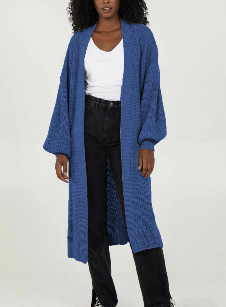 Damen Großer Strickcardigan mit luftiger Silhouette und voluminösen Ärmeln Drune
