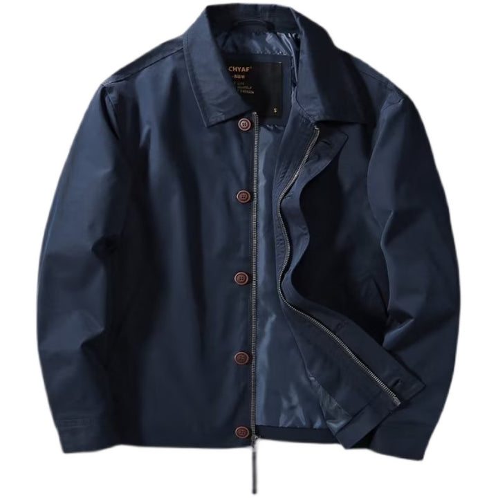 Herren Übergangsjacke mit Druckknöpfen Drune