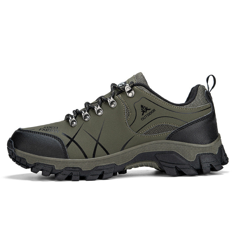 Herren nan robuste wasserabweisende Trekking-Schuhe mit profilierter Gummisohle Drune
