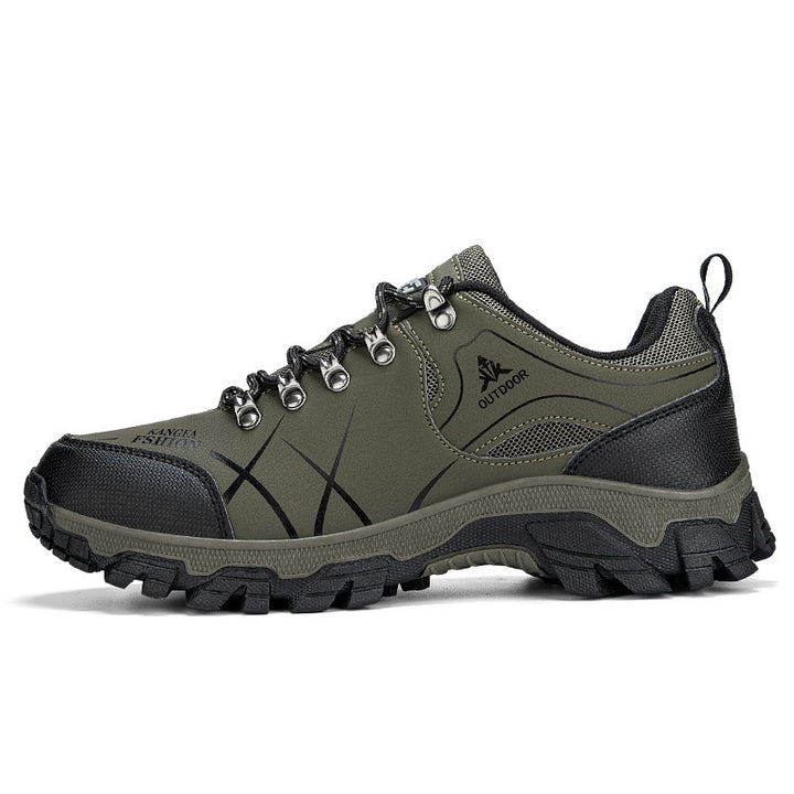 Herren nan robuste wasserabweisende Trekking-Schuhe mit profilierter Gummisohle Drune