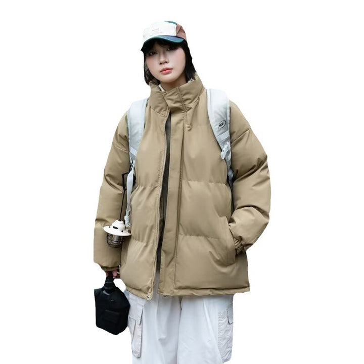 Herren gesteppte Outdoor-Jacke mit hohem Kragen und isolierender Füllung Drune