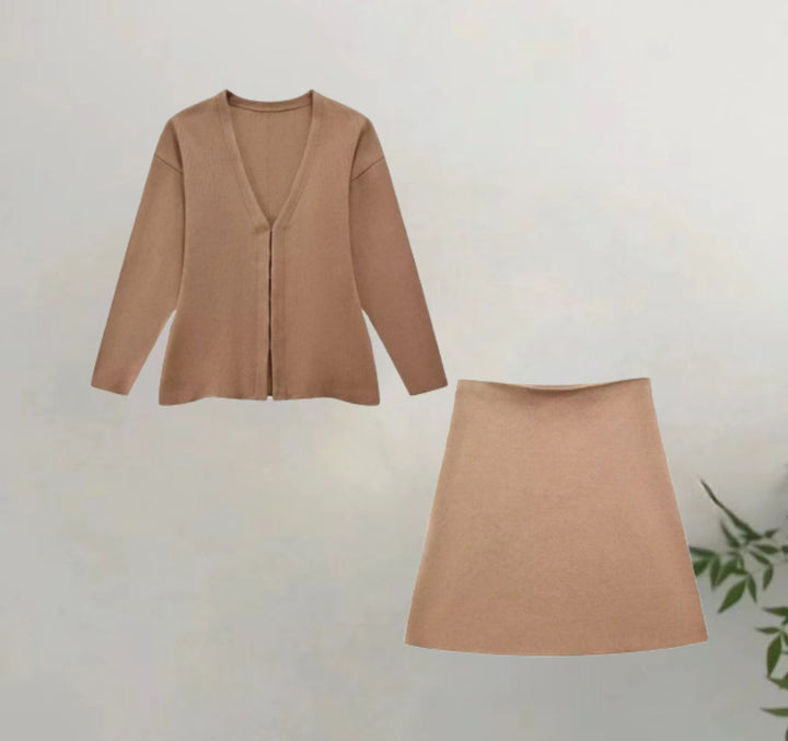 Damen Blazer und Rock Set mit elegantem Schnitt und modischem Design Drune