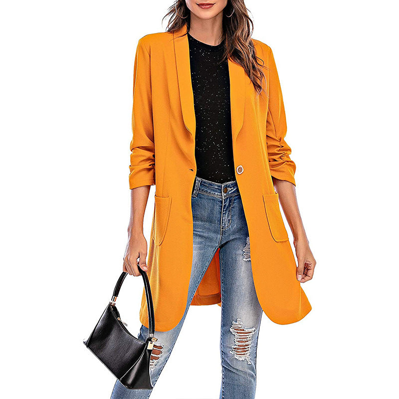 Damen Stretchiger Blazer mit modernem Schnitt und Taschen Drune
