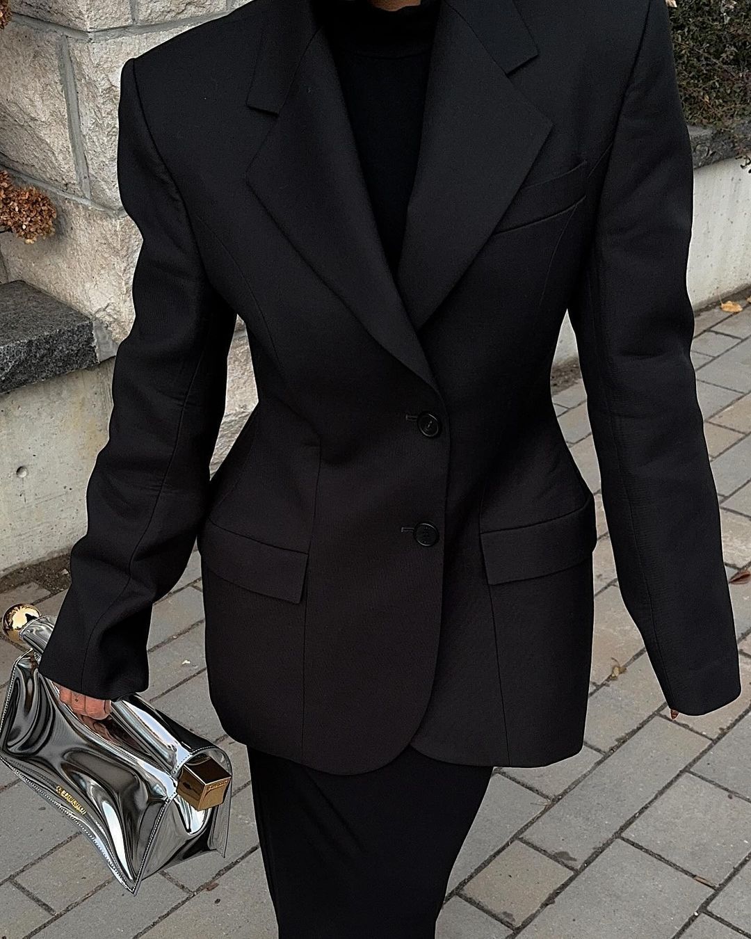 Damen Modischer Blazer mit oversized Schnitt Drune