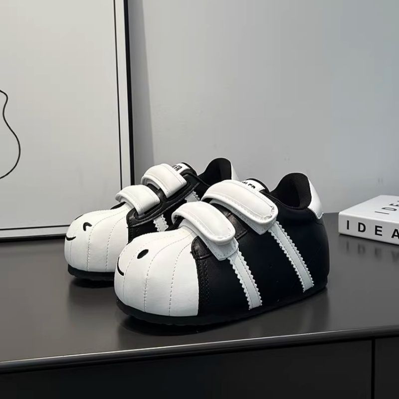 Damen Bequeme Kindersneaker mit niedlichem Tiermotiv und praktischem Klettverschluss Drune