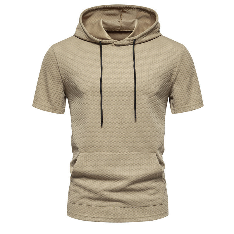 Herren Freizeit Kapuzen-T-Shirt Drune