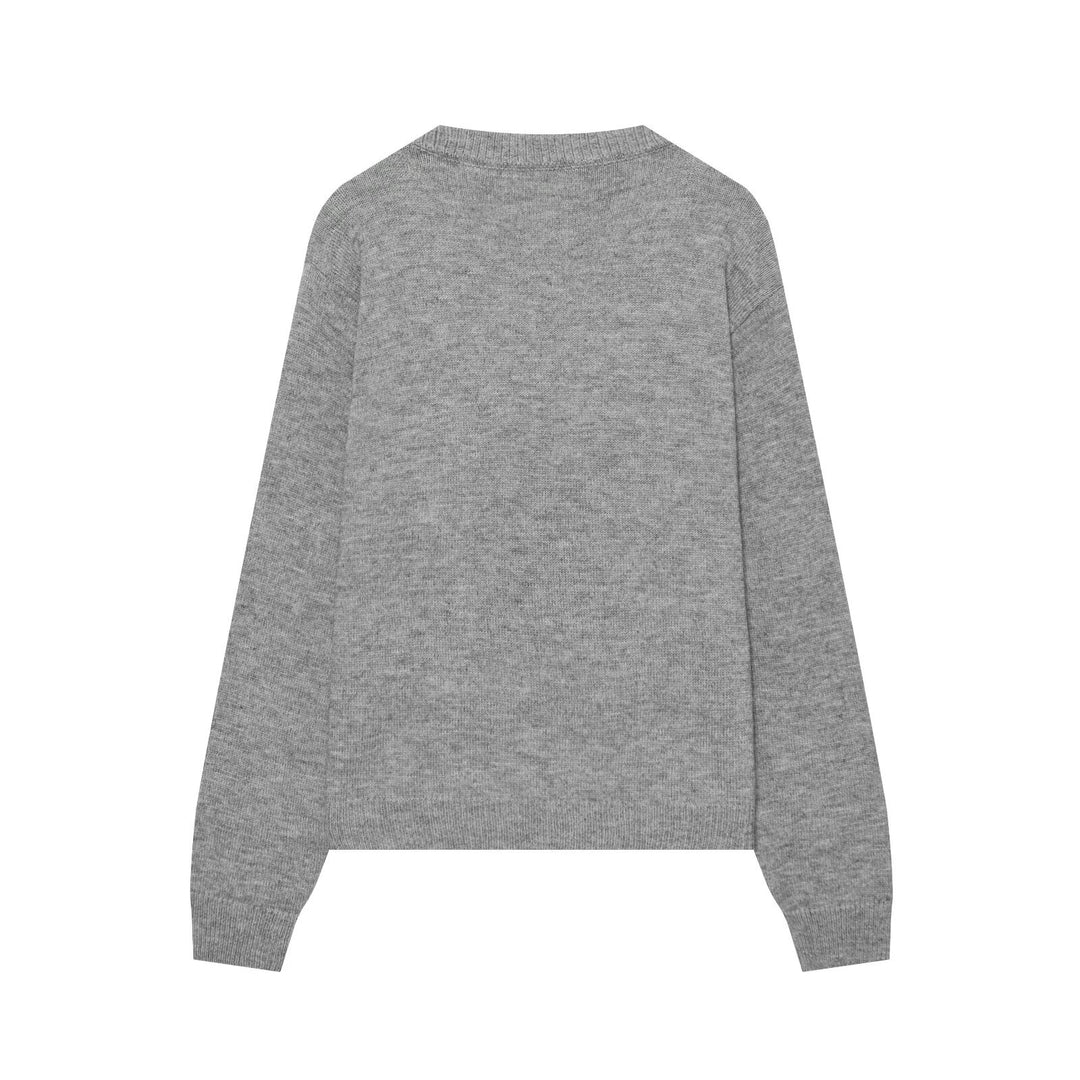 Damen Strickcardigan mit Hasenintarsien und dekorativem Knebelverschluss Drune