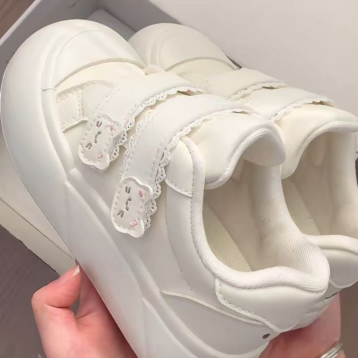 Damen Sneaker mit verstellbaren Klettverschlussriemen und komfortabler Sohle Drune