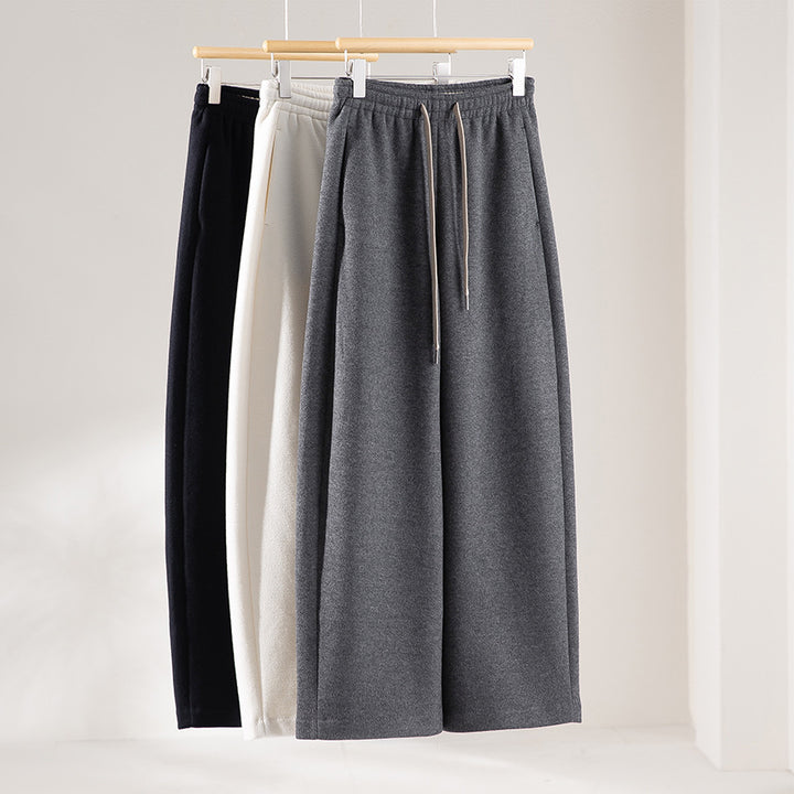 Damen Weite Sweatpant mit elastischem Bund, Kordelzug und seitlichen Eingrifftaschen Drune