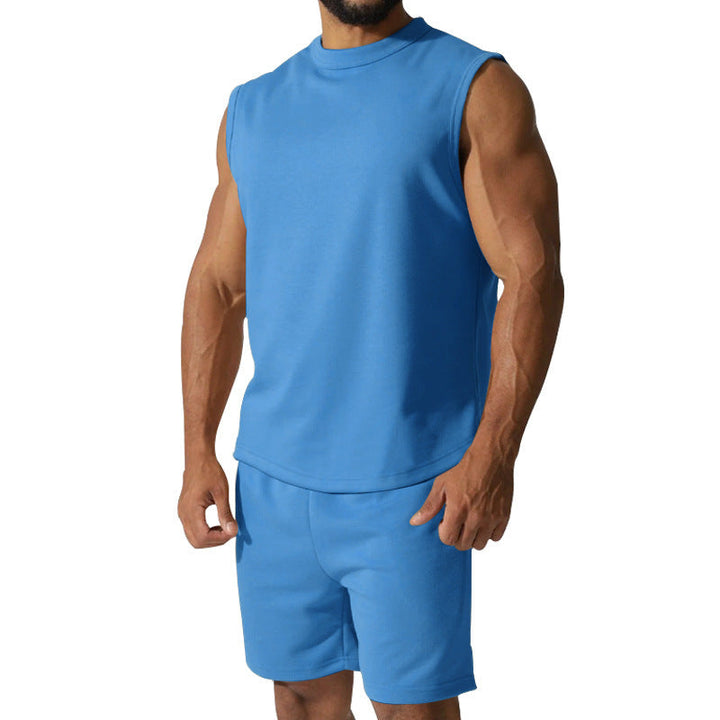 Herren sportliches Kurzarm-Set aus atmungsaktivem Material Drune