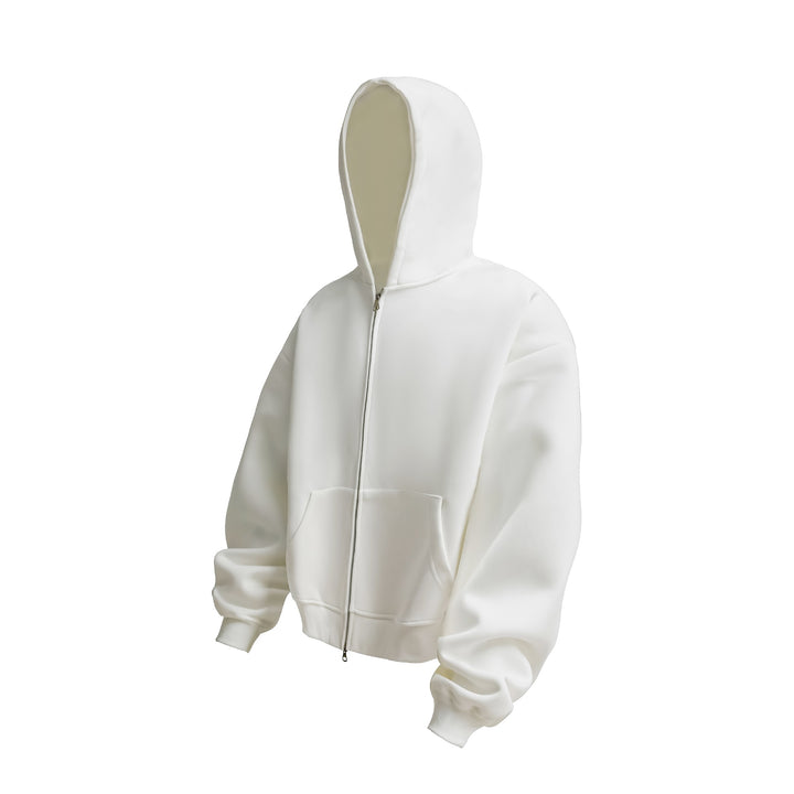 Unisex Oversized Kapuzen-Zipjacke mit Thermalfleece und Kängurutasche Drune