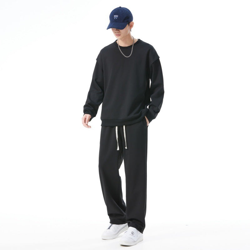 Damen Stylisches Sweatshirt und Sporthose Set Drune