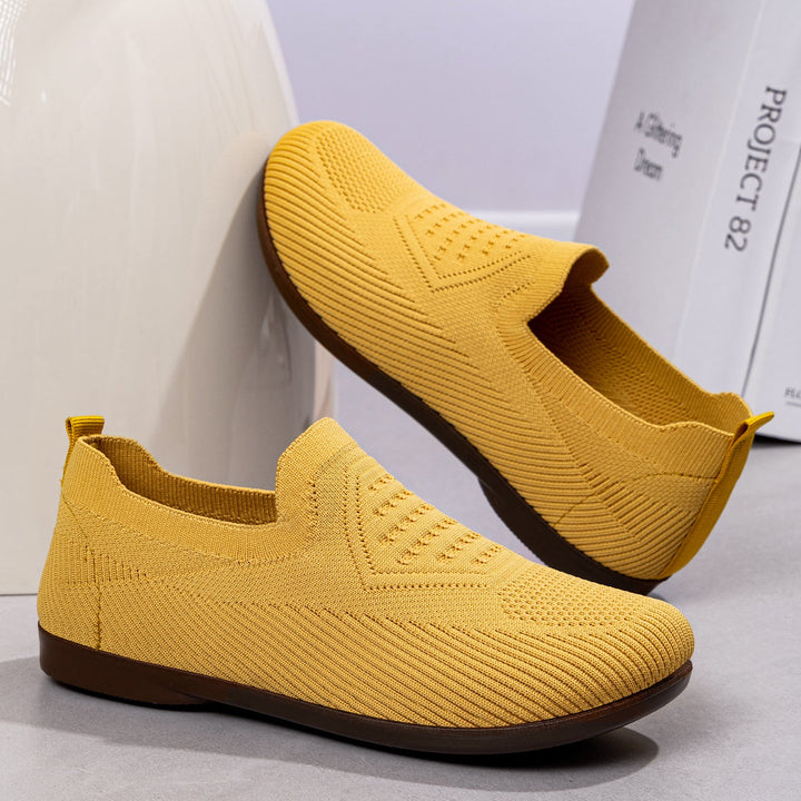 Damen Bequeme Stretch-Sneaker mit rutschfester Sohle Drune
